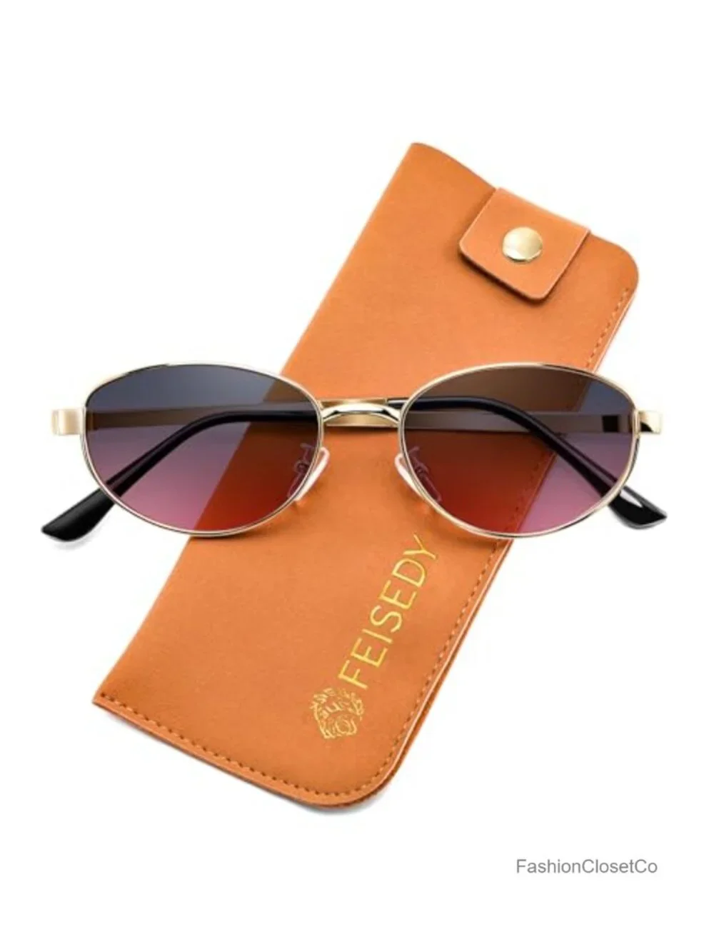 Vintage Oval Metal Sunglasses UV400 Protection Retro Driving Fishing Shades